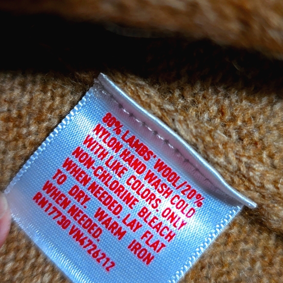 Mossimo Supply Co Brown Nordic Print Sweater Dress Winter Women - Picture 7 of 12